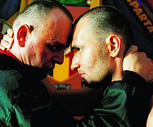 S Jiřím Macháčkem ve filmu Horem pádem z roku 2004.